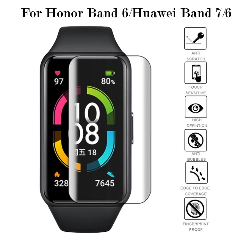 Miếng Dán Hydrogel Mềm Bảo Vệ Màn Hình Cho Huawei Band 7 / 6 Huawei Honor Band 7 6