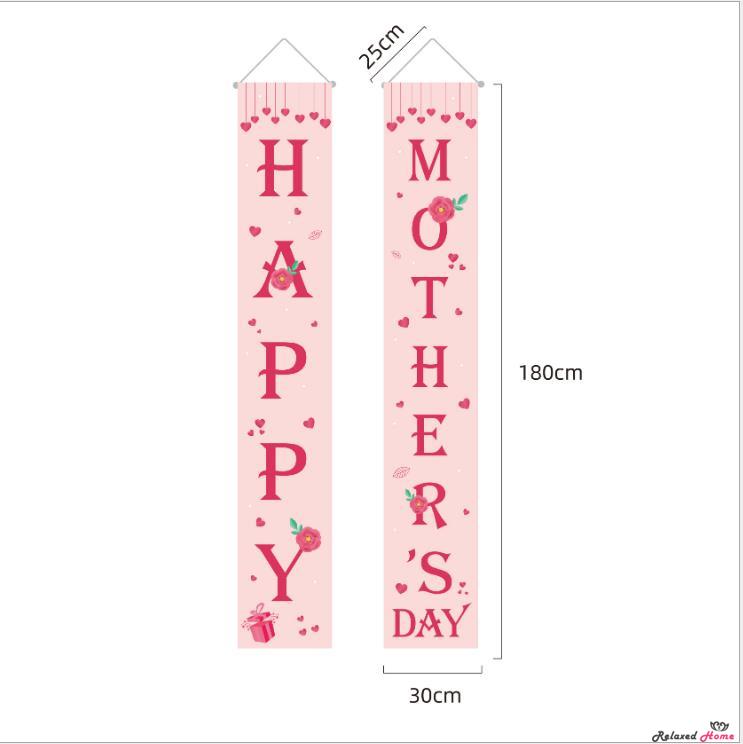 Bảng Hiệu Treo Cửa In Chữ "Happy Mother 's Day"