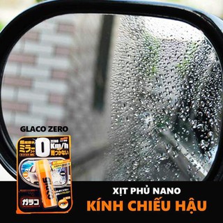 Dung dịch phủ nano chống bám nước gương ô tô glaco