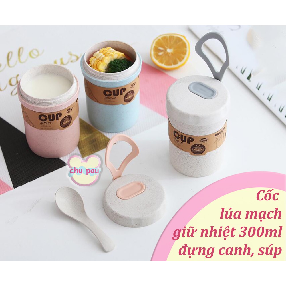 CỐC LÚA MẠCH ĐỰNG CANH 300ML