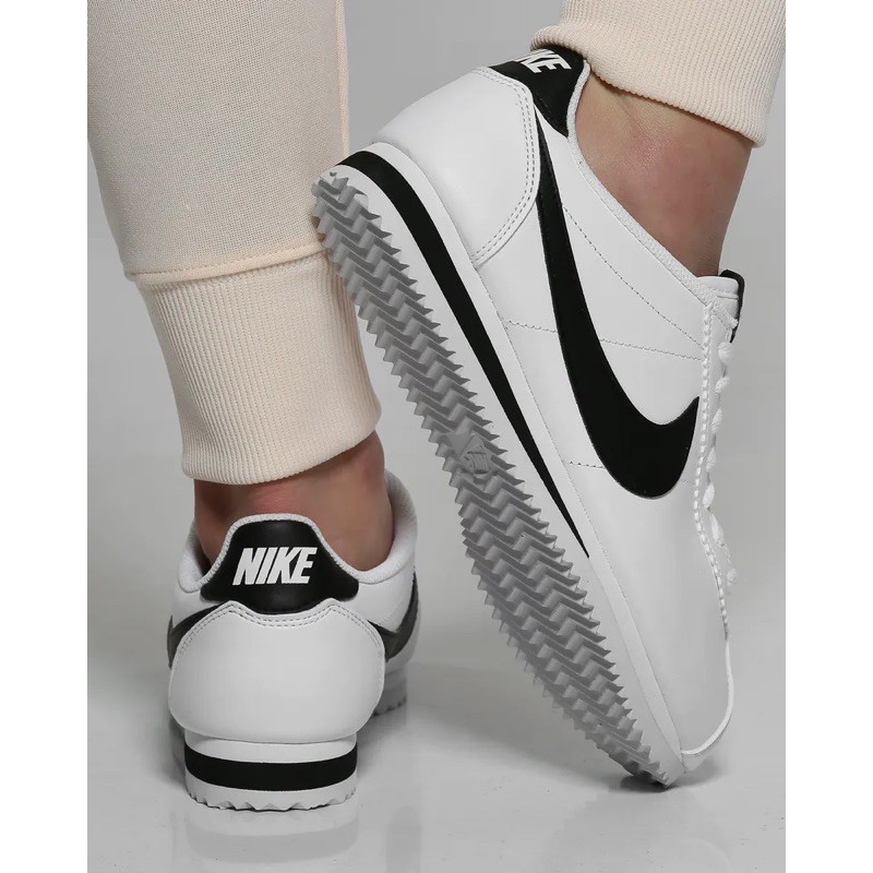 Giày Nike Cortez Leather Đen chính hãng | BigBuy360 - bigbuy360.vn
