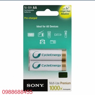 Pin sạc aa sony 2100 mah vỉ 2 viên