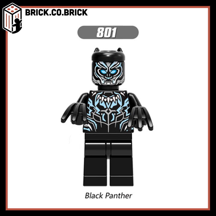 Non Lego Super Hero Đồ Chơi Lắp Ráp Mô Hình Minifigure Siêu Anh Hùng Marvels DC Black Panther Shuri Okoye X0184