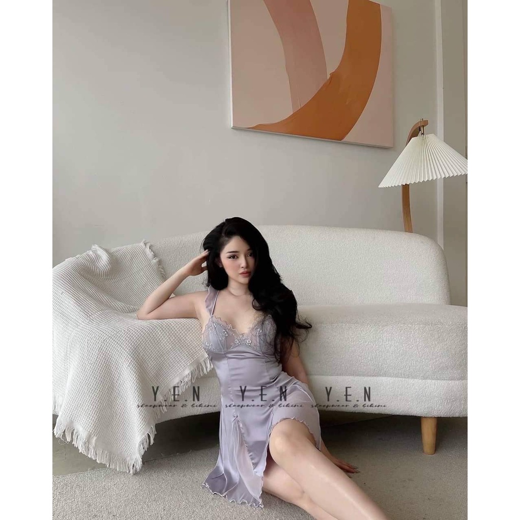 Váy ngủ cánh tiên sexy- đầm ngủ mặc nhà có đệm mút- váy ngủ gợi cảm hàng quảng châu cao cấp