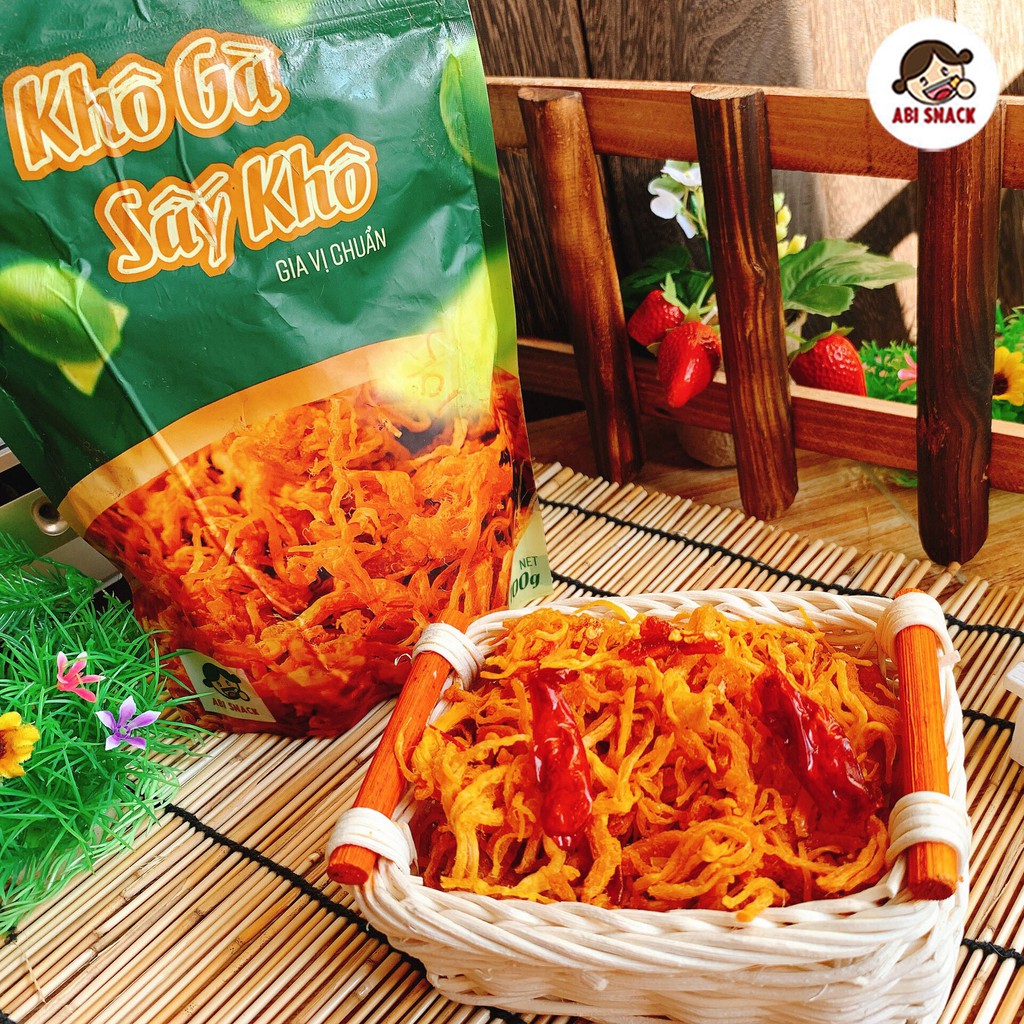 KHÔ GÀ XÉ CAY ABI SNACK | BigBuy360 - bigbuy360.vn