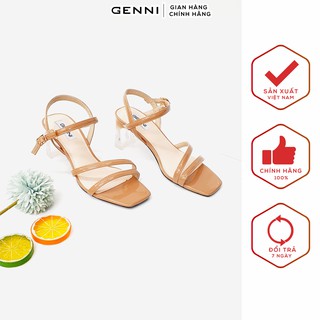 Sandal quai mảnh gót ombre GE627 - Genni