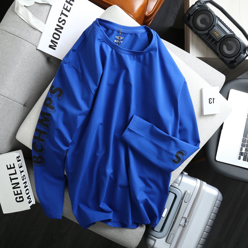 ÁO THUN TAY DÀI CHỮ PHỐI | BigBuy360 - bigbuy360.vn