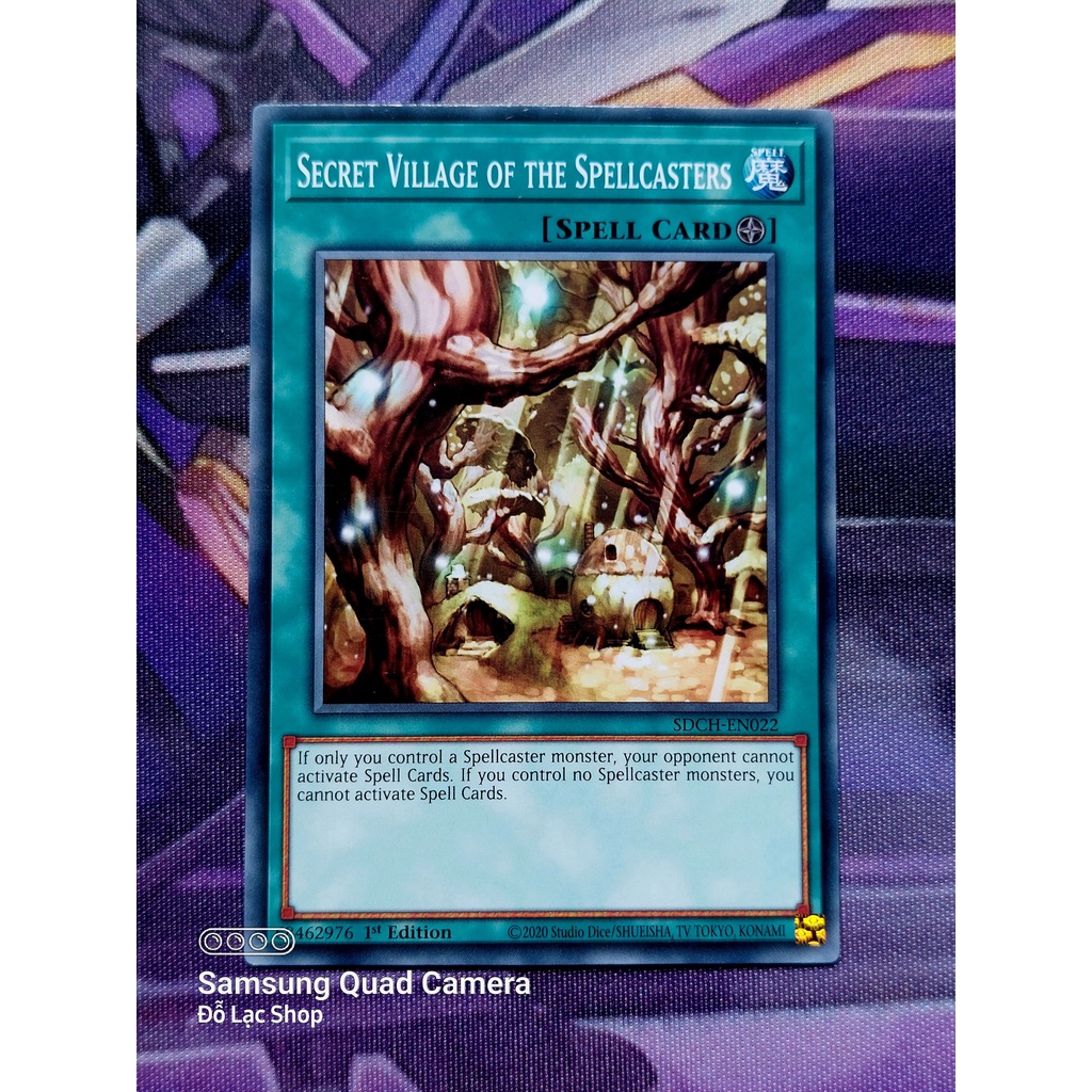 Thẻ Bài Mint90 Yugioh Spell Secret Village of the Spellcasters  - Common