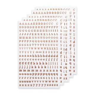 Set 5 Tấm Nhãn Dán 3d Trang Trí Móng Tay