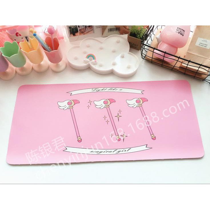 Lót chuột (lót bàn trang điểm) khổ lớn 30*67cm hỗ trợ background chụp ảnh cute