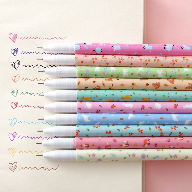 Set bút mực 10 cây cho Bé, học sinh, sinh viên  MH: 700210057