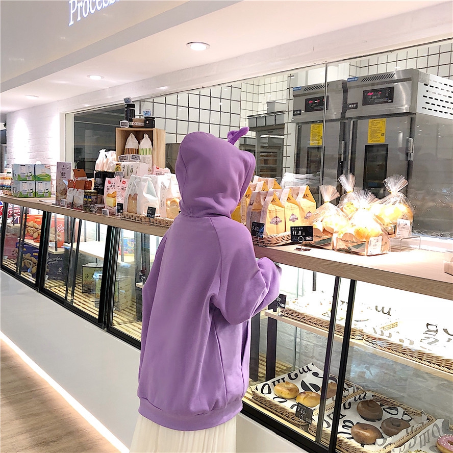 Áo có nón tay dài ấm áp dễ thương cho nữ | BigBuy360 - bigbuy360.vn