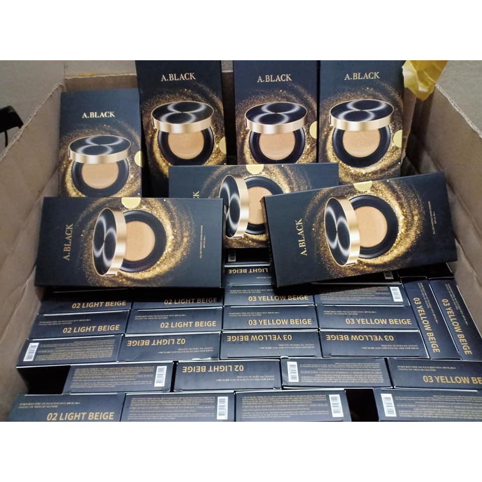 Set Phấn Nước A.BLACK All Day Perfect Cover Cushion Spf47,PA++ | BigBuy360 - bigbuy360.vn