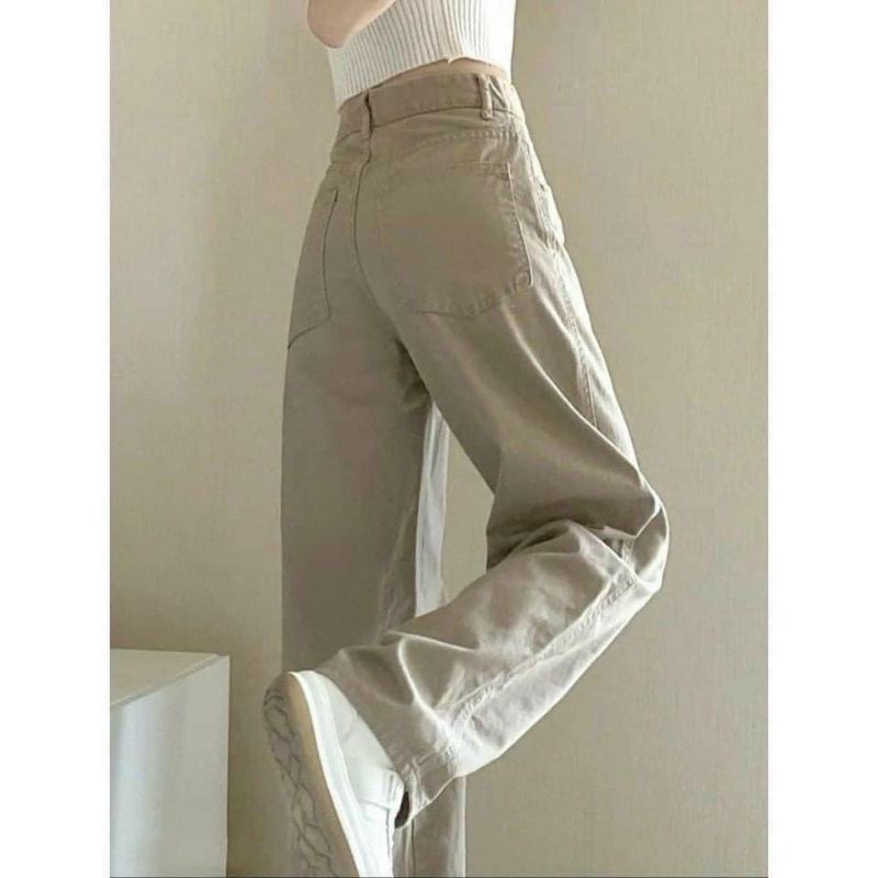 Quần jean xuông ống rộng ZARA