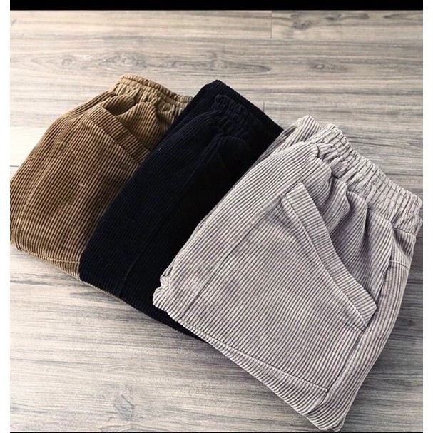 Quần nhung tăm dáng thụng | BigBuy360 - bigbuy360.vn