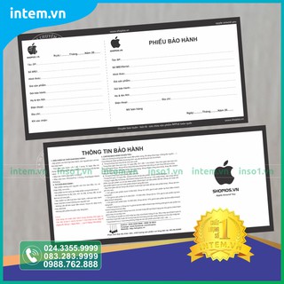 IN PHIẾU BẢO HÀNH
