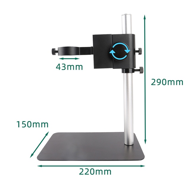 Giá Đỡ Kính Hiển Vi Hợp Kim Nhôm 29CM/50mm