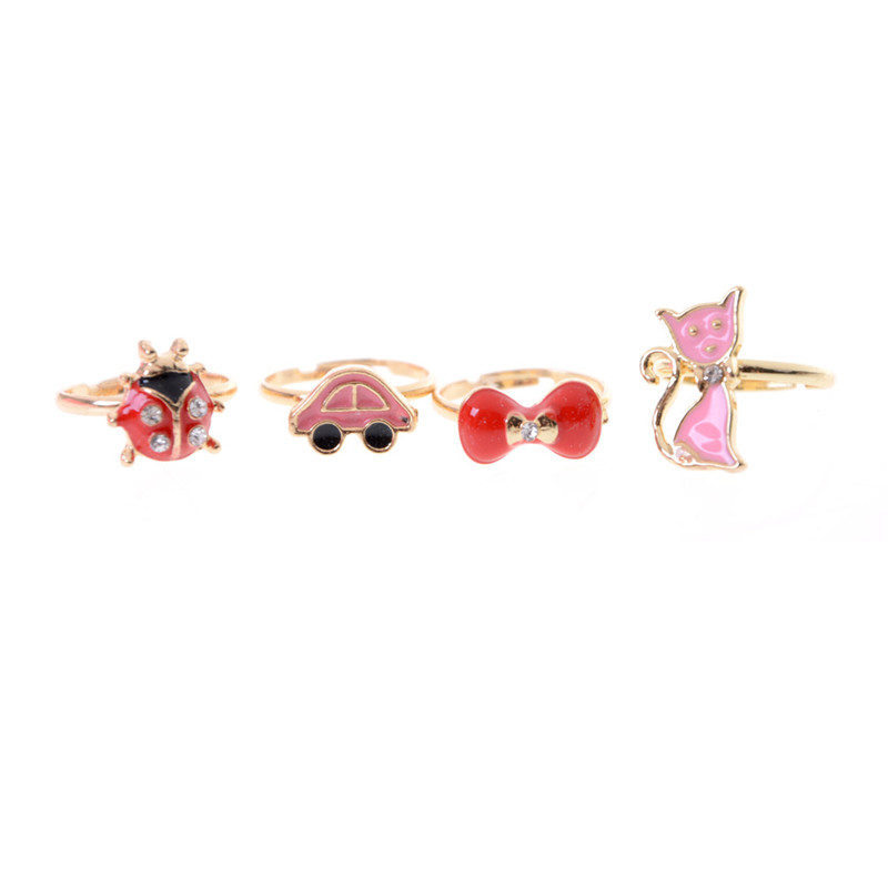 Set 2 Nhẫn Đính Đá Thời Trang Cho Nữ