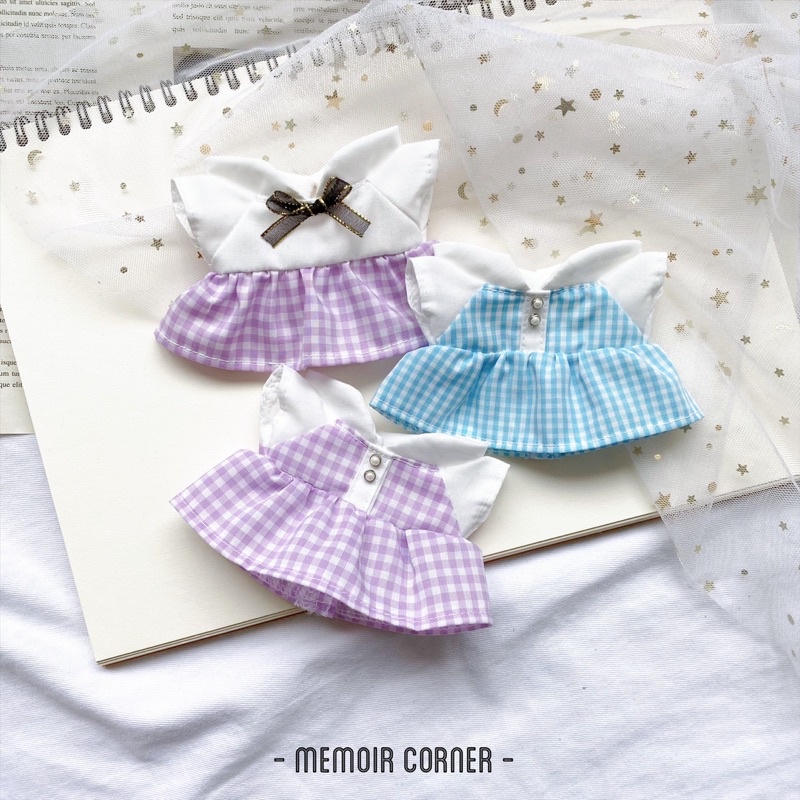 Outfit Doll 15cm &amp; 20cm - Gingham