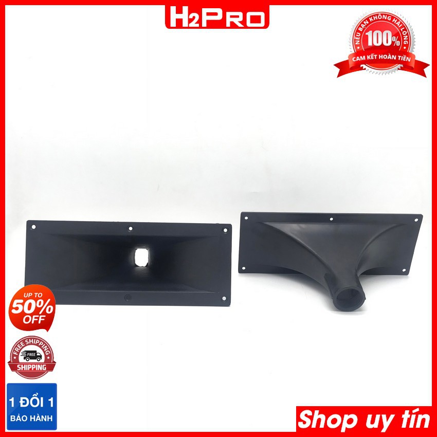 Họng Loa Treble Kèn, Các Mẫu Phễu Loa Treble 28X11, 12X12, 16X16, 19X19 (2 Chiếc) Nhựa Cứng ABS Cao Cấp - H2Pro Tech