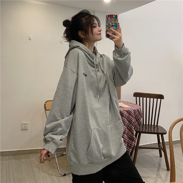 Áo hoodie nỉ da cá mỏng phần mũ 2 lớp dày AAZIM