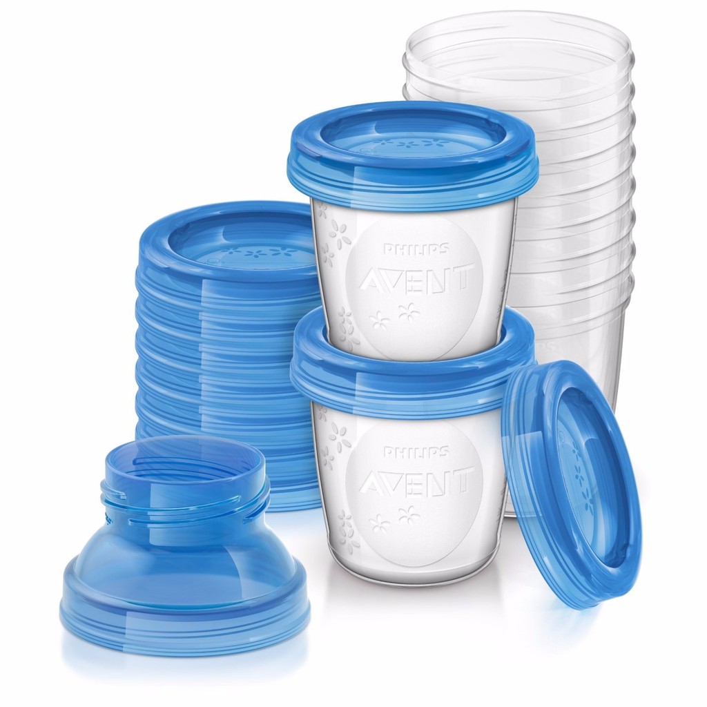 Bộ 5 Cốc trữ sữa VIA Philips Avent SCF619-05 180ml
