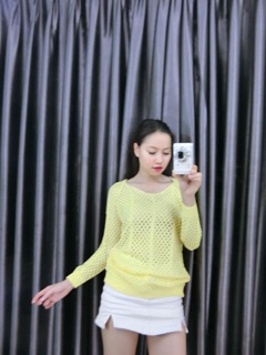 Áo Len lưới cao cấp hàng Quảng châu
