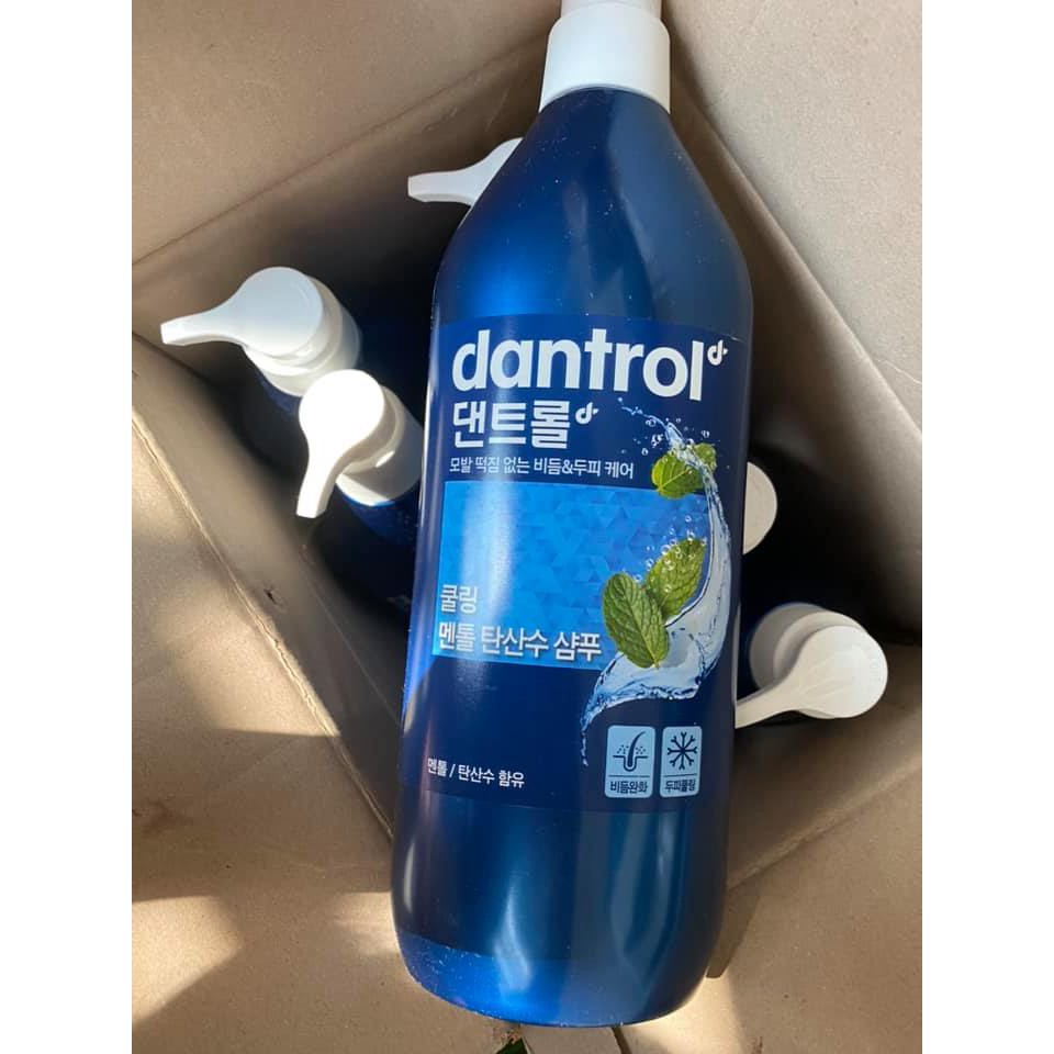 Dầu gội ngừa gầu kiểm soát dầu Dantrol Shampoo Hàn Quốc 820ml