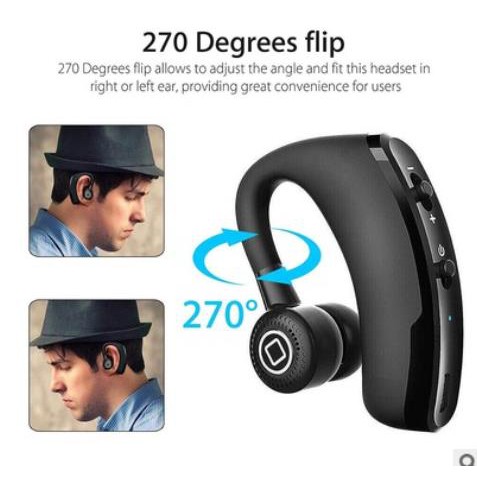 Tai nghe bluetooth V9 rảnh tay tai nghe bluetooth tai nghe bluetooth không dây với micrô trình điều khiển thể thao