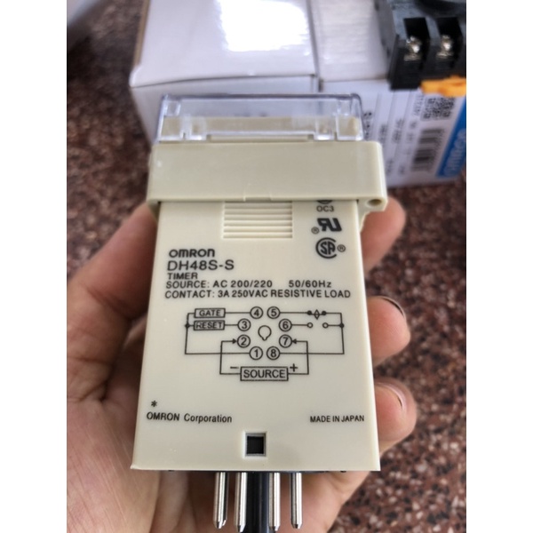 Rơ le thời gian DH48S-S OMRON điều khiển 2 chế độ chính xác tuyệt đối.