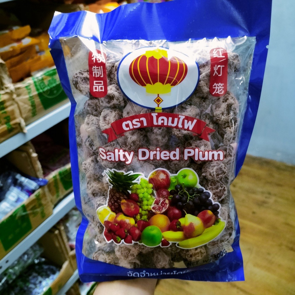 Xí Muội Mặn Thái Lan 500gr SALTY DRIED PLUM - Món Ăn Vặt Thái Làm Pha Chế Nước Uống Siêu Ngon