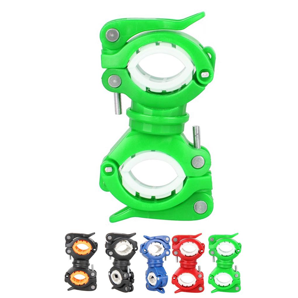Đèn Pin Chiếu Sáng Phía Trước Xe Đạp Có Thể Xoay 360 Độ° Giá Đỡ Điện Thoại Dạng Kẹp Có Thể Xoay Tiện Dụng