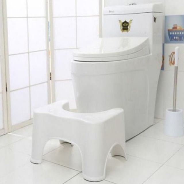 GHẾ KÊ CHÂN TOILET SONG LONG