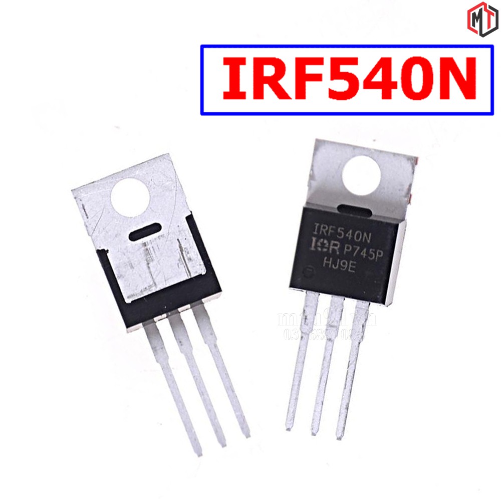 (1 con) - MOSFET IRF540 IRF540N kênh N TO-220 33A 100V