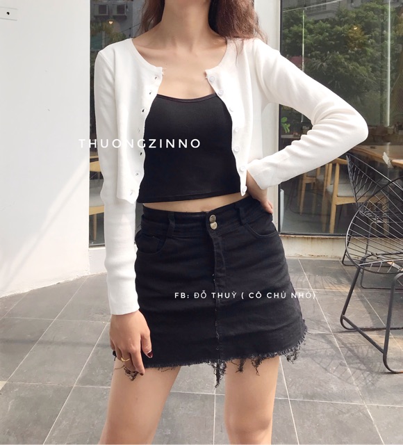 Chân váy xẻ thiết kế cạp cao tôn dáng Chân váy tua rua thời trang chân váy chữ A | BigBuy360 - bigbuy360.vn