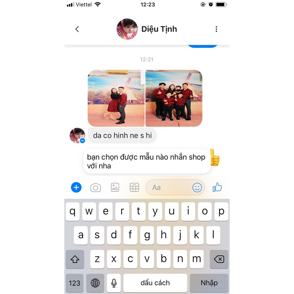 Set Sơ Mi Váy Gia Đình FIGTREE Caro Đỏ Mã 167 Kèm Feedback Khách Hàng Cực Xinh