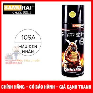 SƠN SAMURAI MAU ĐEN NHÁM 109A - SƠN XE MÁY CAO CẤP  