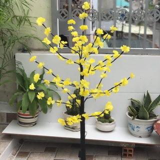 Cây hoa mai, hoa đào đèn led 1m2 cao cấp bảo hành 1 tháng