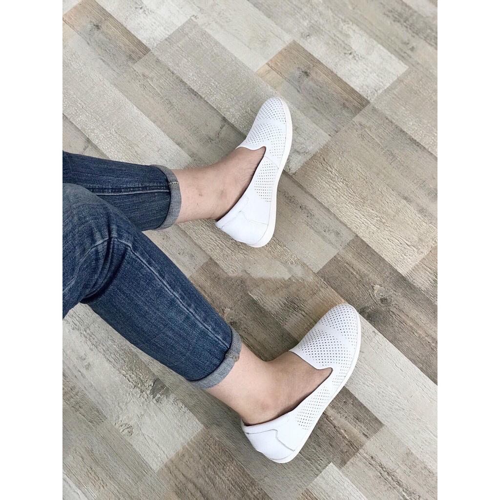 Giầy Bệt Slipon Nữ Da Thật Êm Và Mềm VNXK