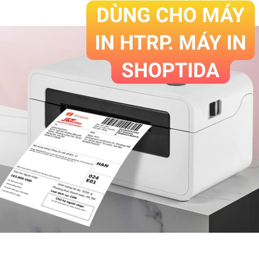 350 TỜ in nhiệt khổ 100X150mm Loại 50 mét --