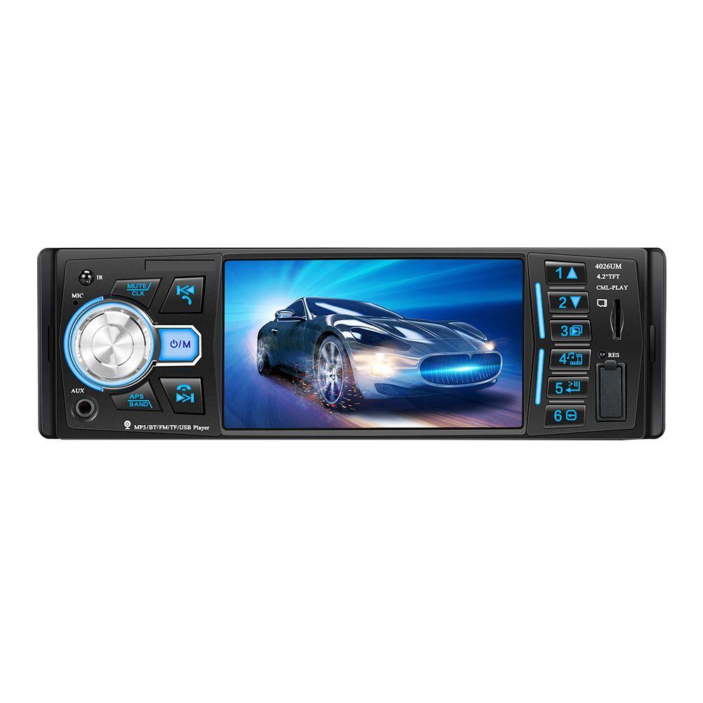 Máy Nghe Nhạc MP5 / FM / USB / AUX / Điện Thoại Gắn Kính Chiếu Hậu Xe Hơi