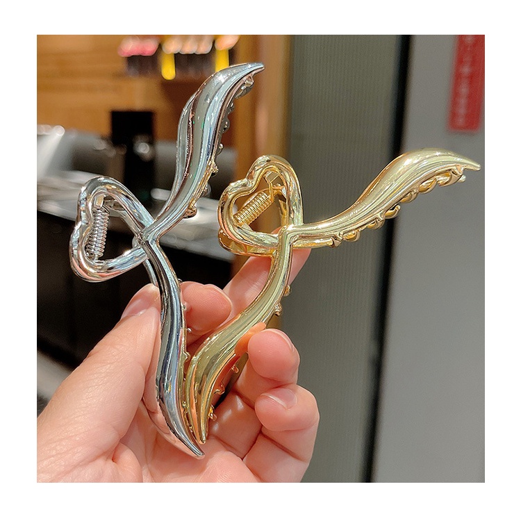 Kẹp Tóc Kim Loại Thiết Kế Đơn Giản Thời Trang Mùa Hè Cho Nữ