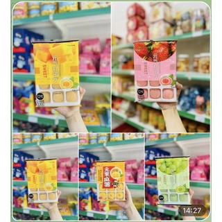 (Khay 12c)Bánh Mochi Đài Loan nhân kem tươi hoa quả mix vị