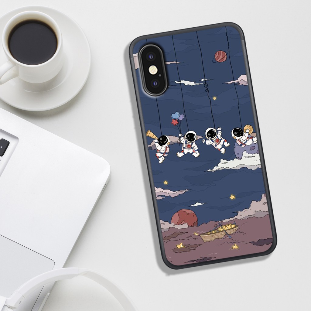 ỐP LƯNG IPHONE X/XR/XSMAX,   IN HÌNH PHI HÀNH GIA ĐÁNG YÊU VÀ NGỘ NGHĨNH.