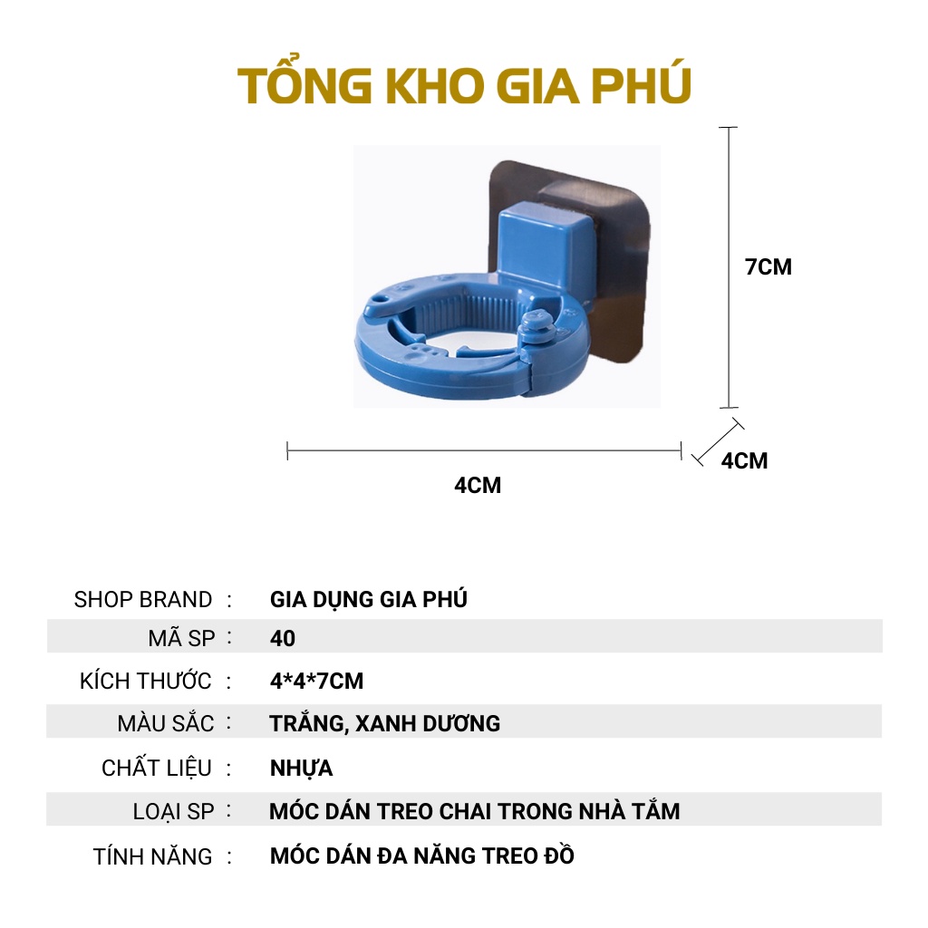 Móc treo chai dầu gội đầu , móc treo chai sữa tắm dán tường , sữa tắm LOẠI 1 cài chai không cần mở lắp khi cài