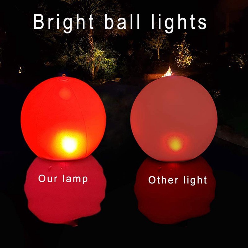 Floating Pool Light Remote Control-2 Pack,Solar LED Glow Ball IP68