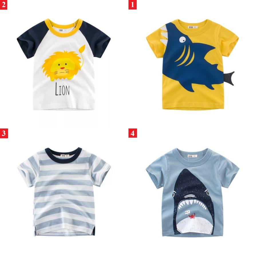 Áo thun 27KIDS cho bé in hình vui nhộn chất cotton hàng xuất khẩu Âu Mỹ