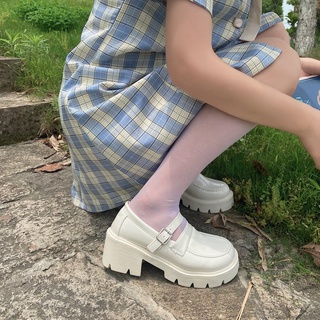 Giày oxford cao gót đế thô thời trang đáng yêu cho nữ