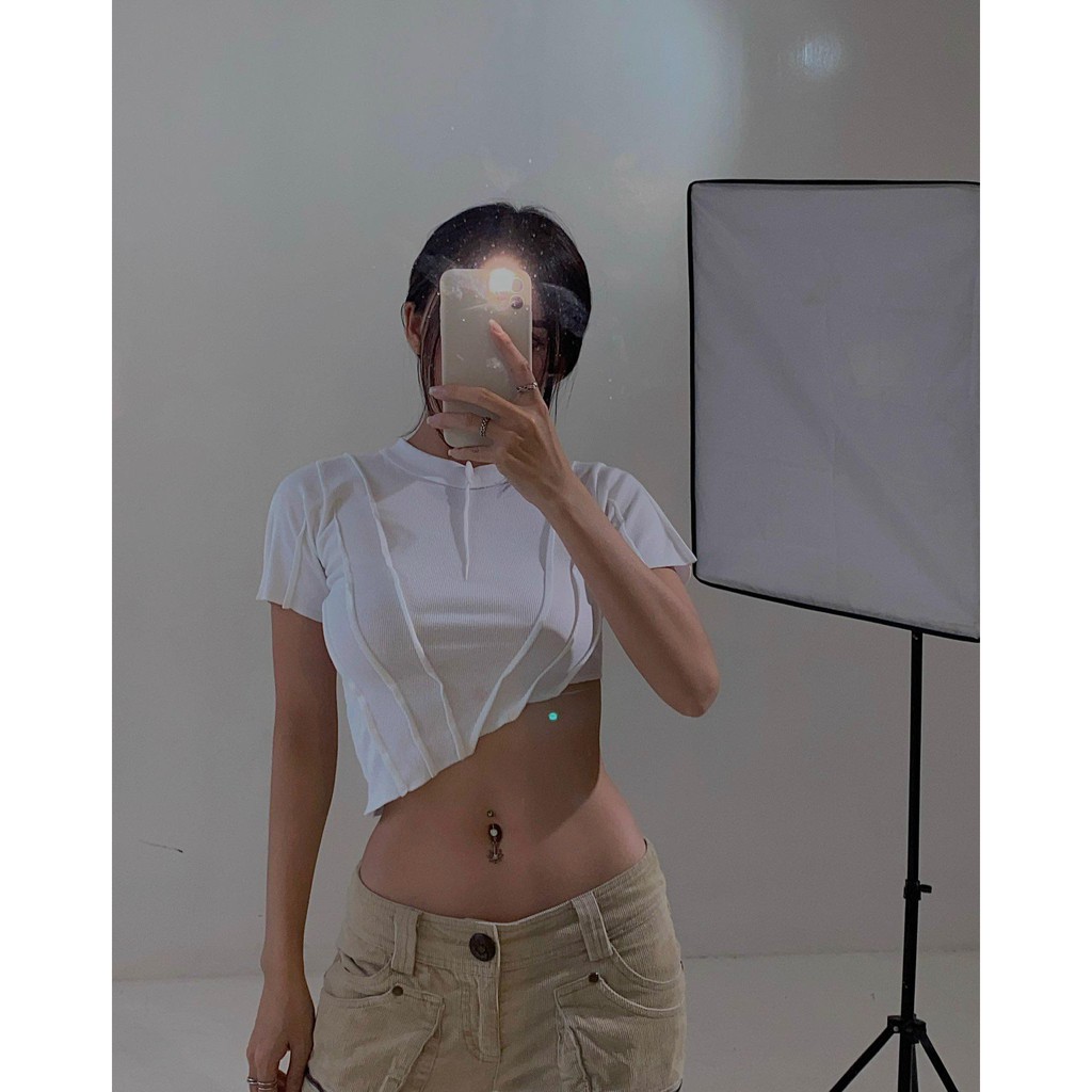 VINTAGEGOUT • CROPTOP XẾP LY | KIMMIE SHORT