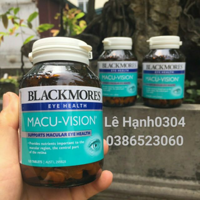 Blackmores Macu- Vision Bổ mắt 125/150 viên úc